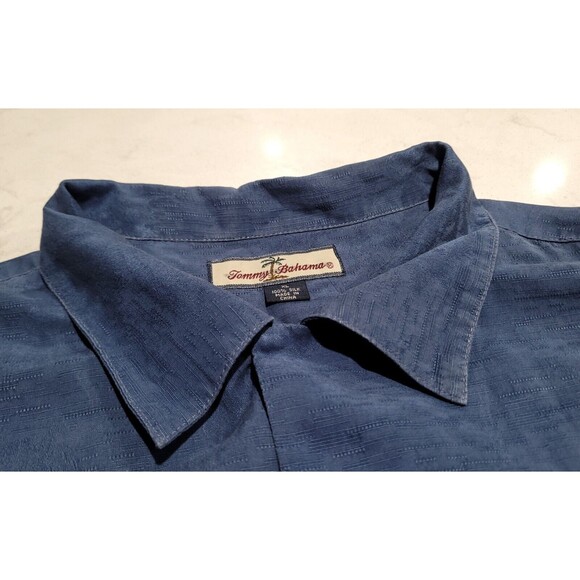 Tommy Bahama Paradise Cove 100% Silk All Over Palm Trees Embroidered Tropical XL - Picture 2 of 6